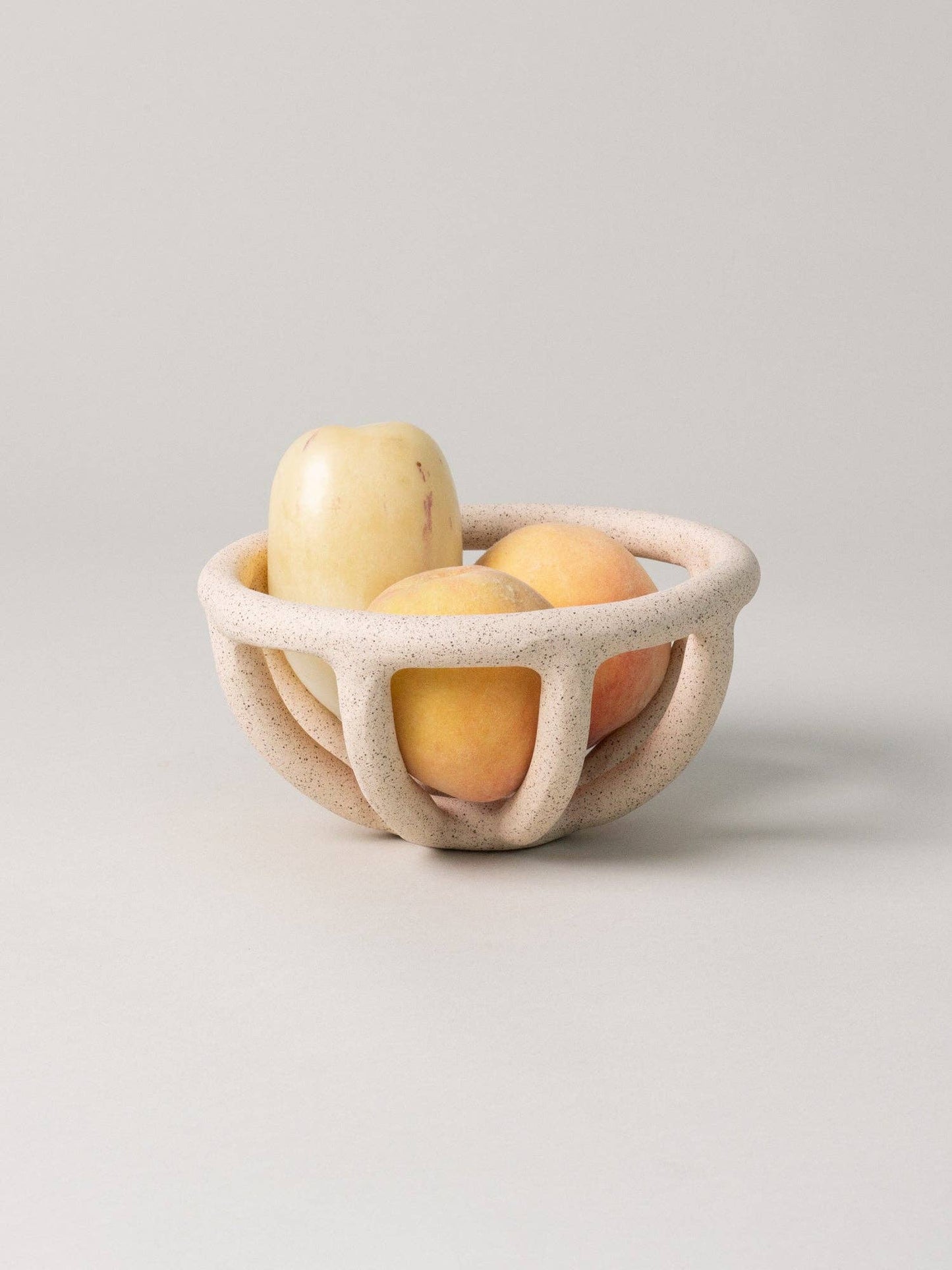 Prong Fruit Bowl, Sand - Decorative Bowls by Carlyle Avenue