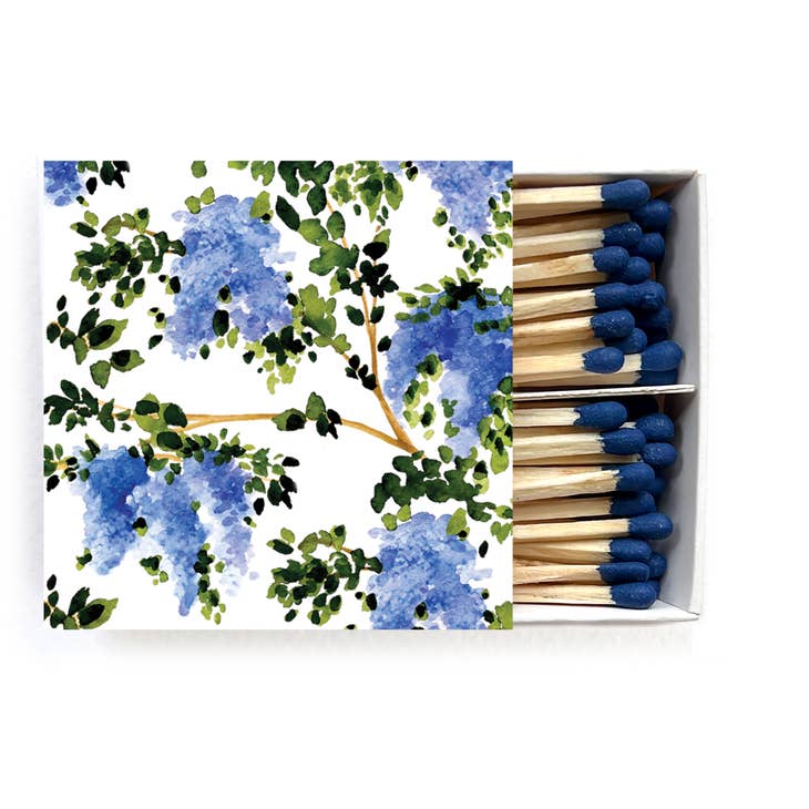 Watercolor Wisteria Matches - Matches by Carlyle Avenue
