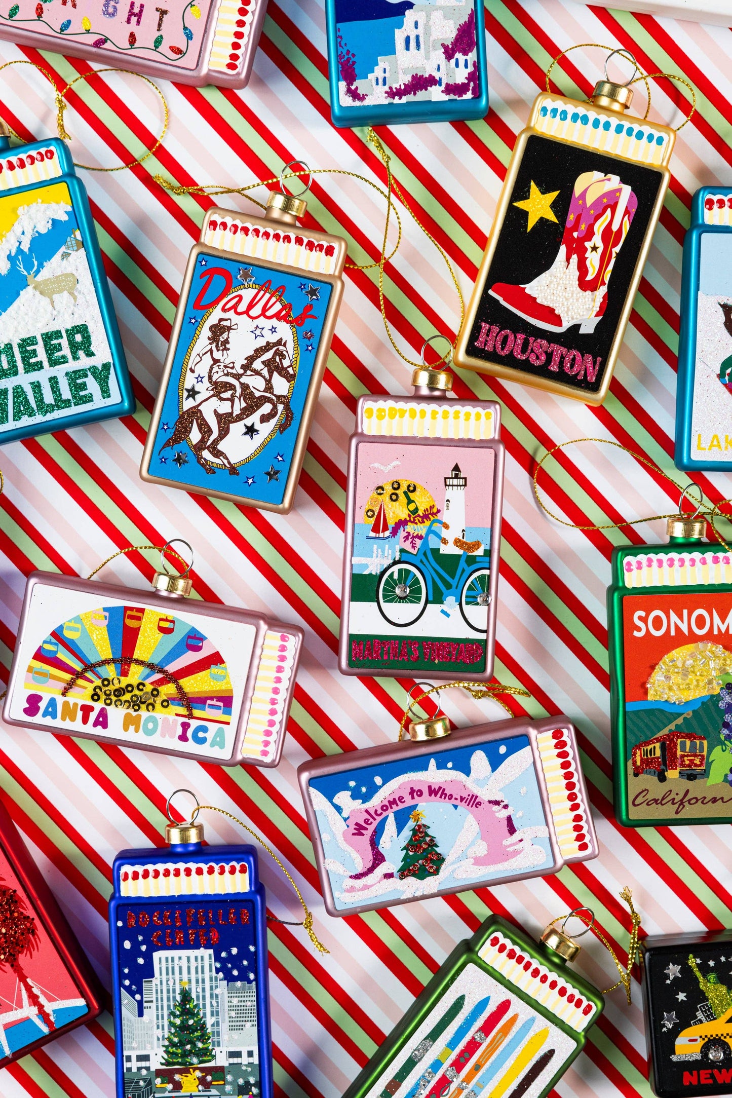 Matchbook Ornament - Whoville - by Carlyle Avenue