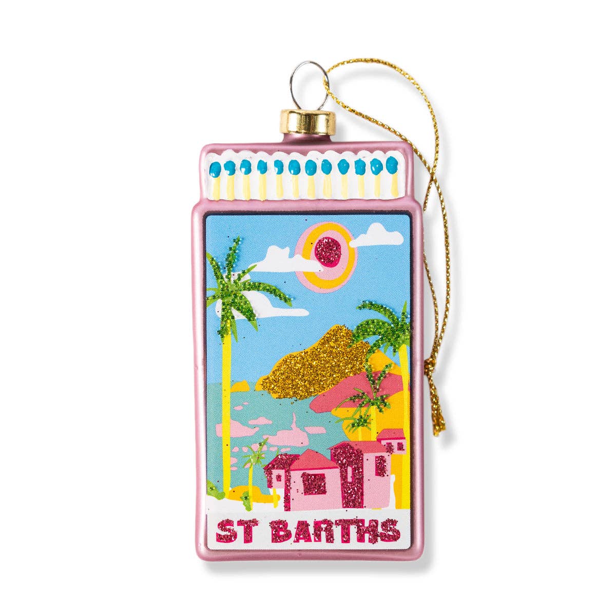 Matchbook Ornament - St. Barths - by Carlyle Avenue