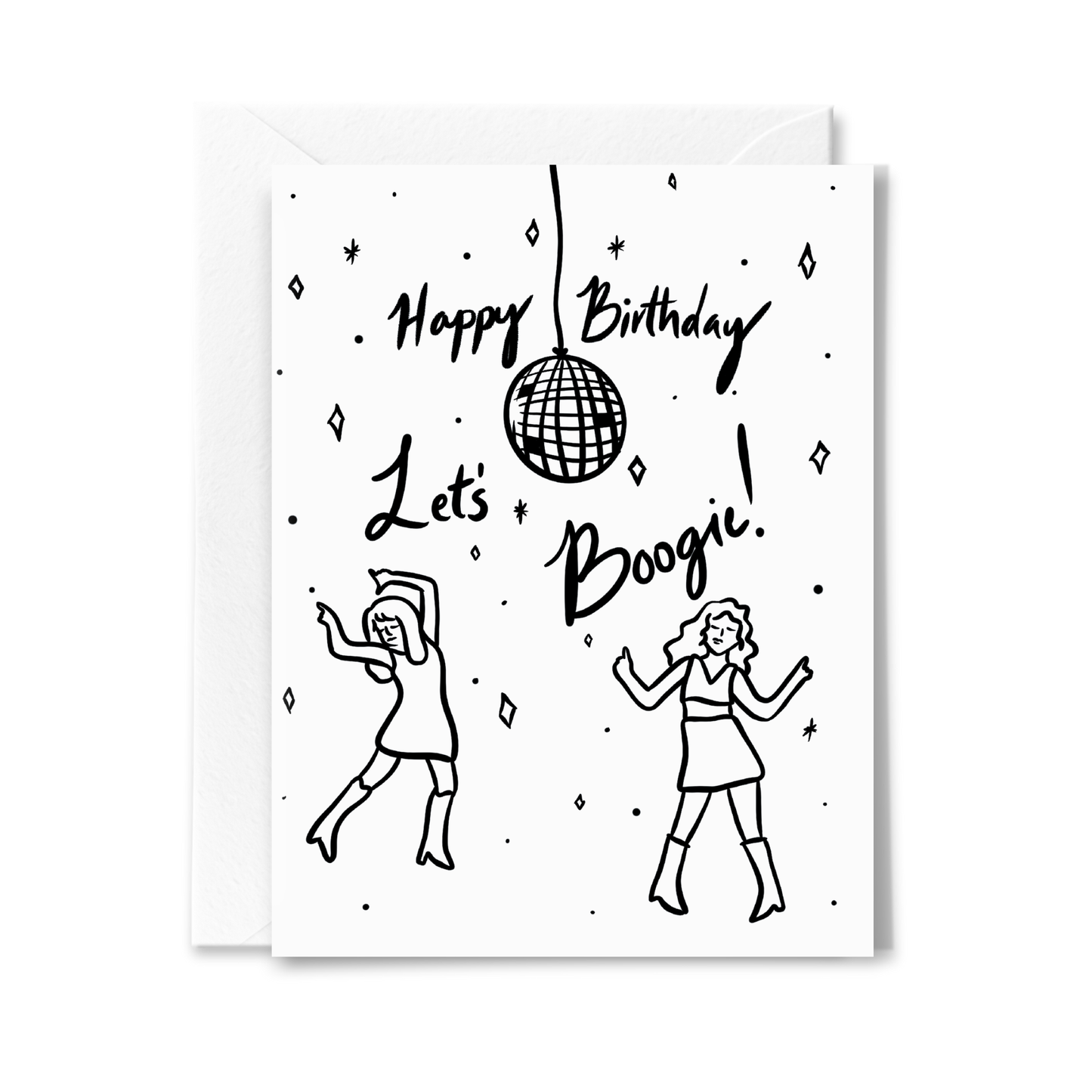 Let's Boogie Birthday Card - by Carlyle Avenue