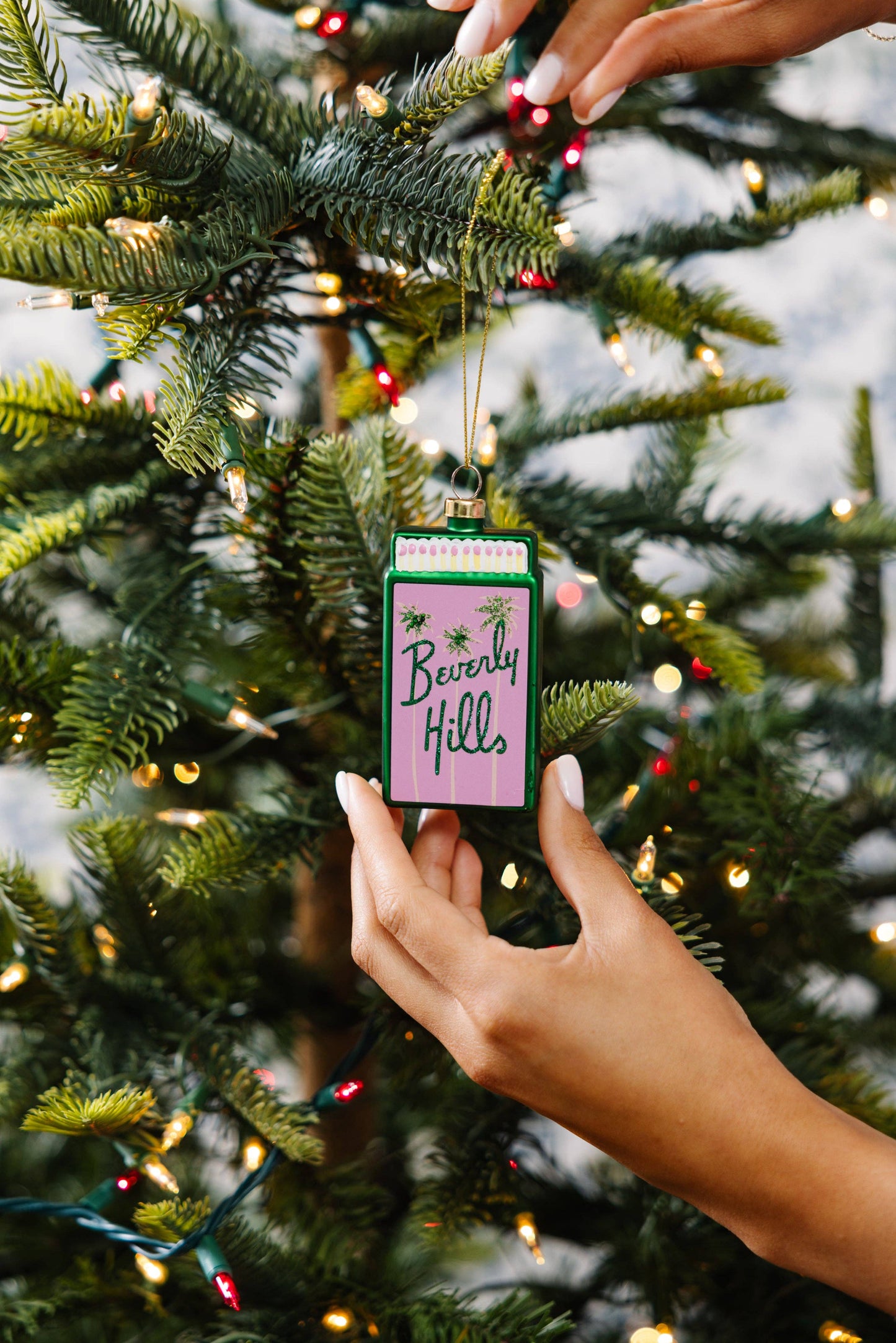 Matchbook Ornament - Beverly Hills