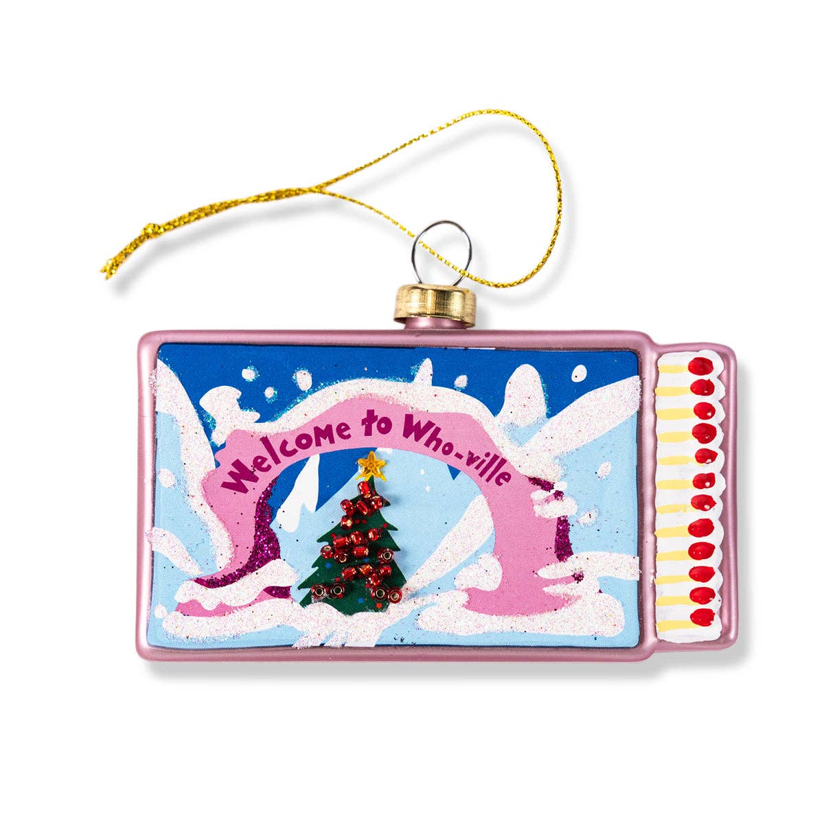 Matchbook Ornament - Whoville - by Carlyle Avenue