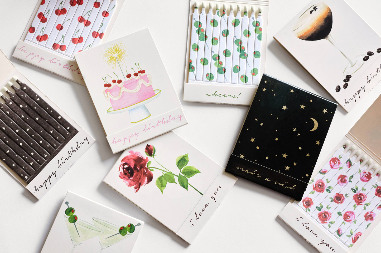Rose Valentine Match Card® | Candle Matches - by Carlyle Avenue