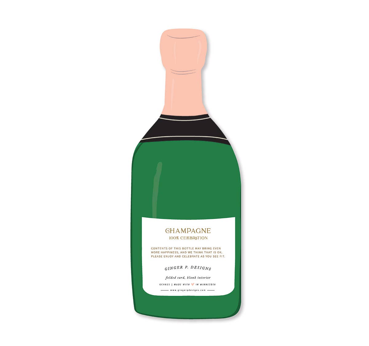 A Toast To You Champagne Congratulations Greeting Card - Greeting Cards by Carlyle Avenue