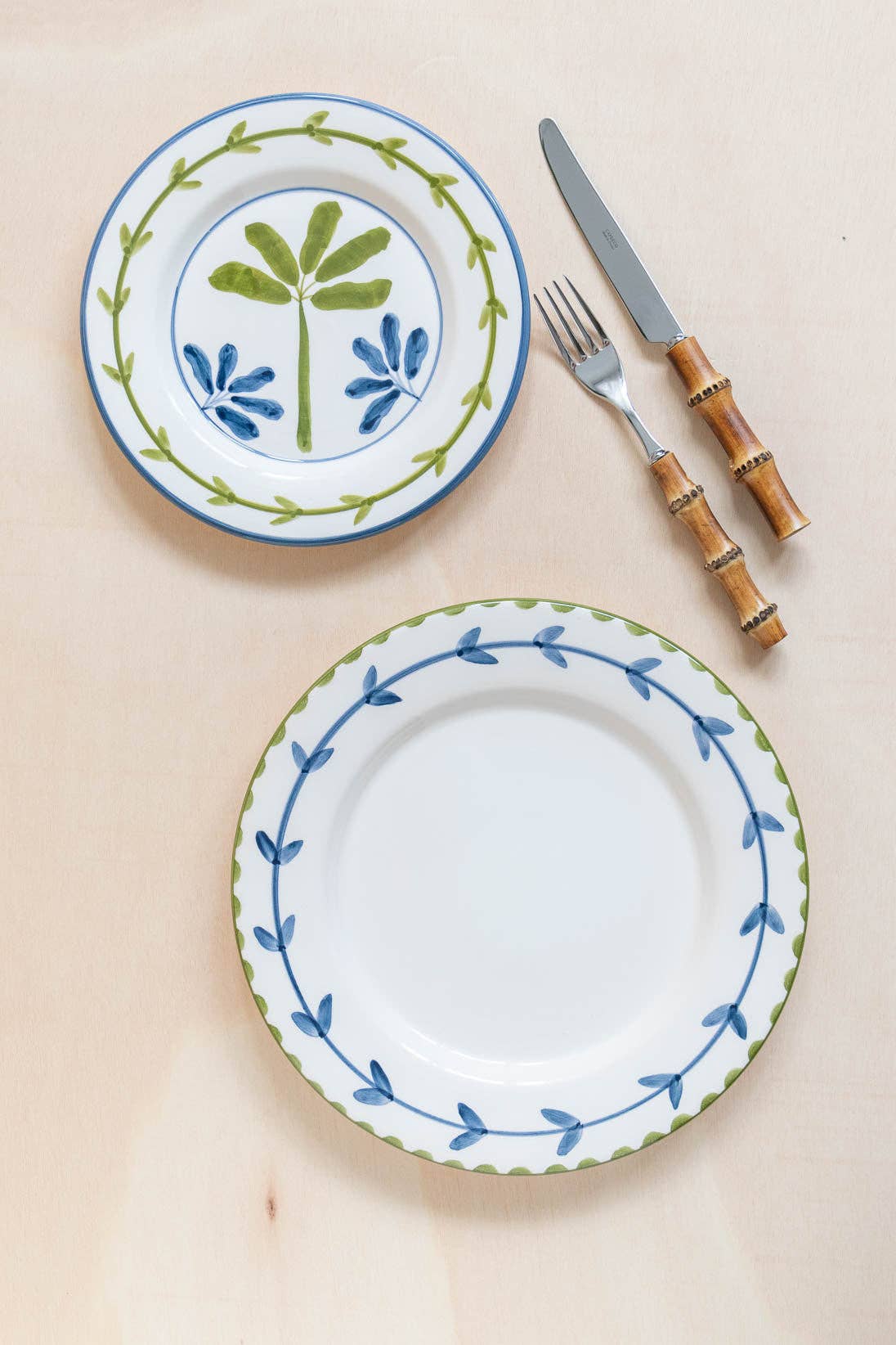 Bananeira Hand-Painted Dessert Plate - by Carlyle Avenue