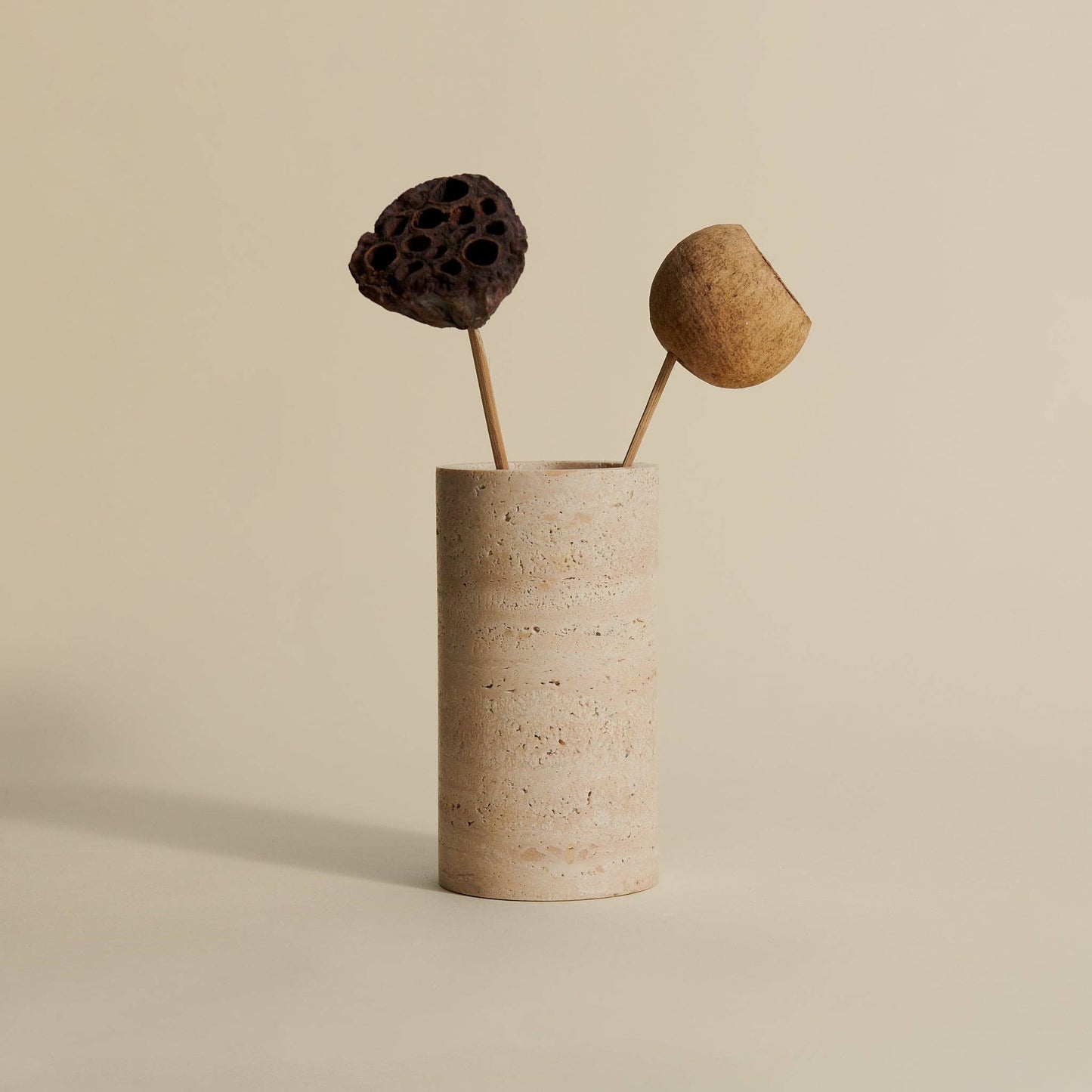 Travertine Vase - by Carlyle Avenue