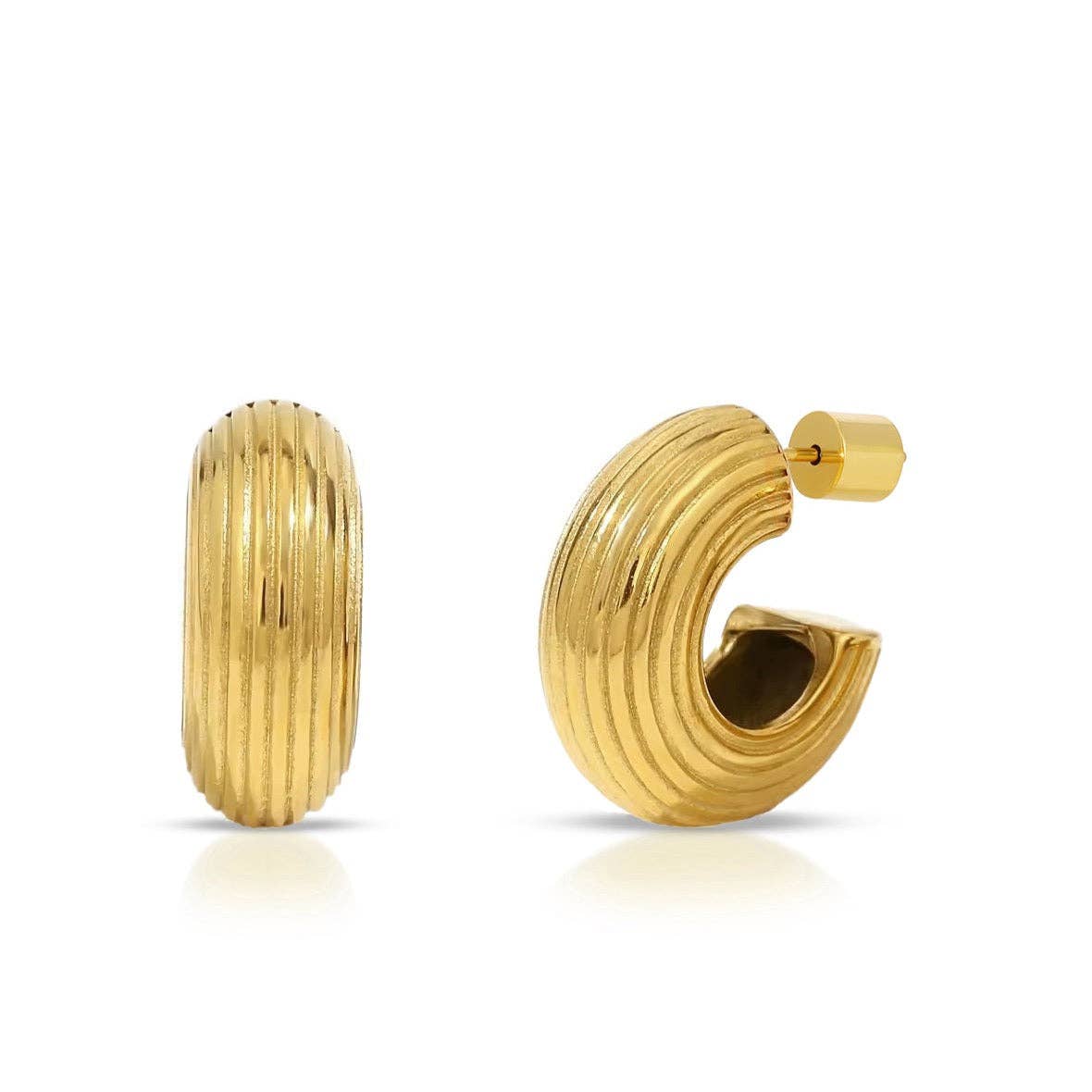 Jerry Hoop Earrings - by Carlyle Avenue