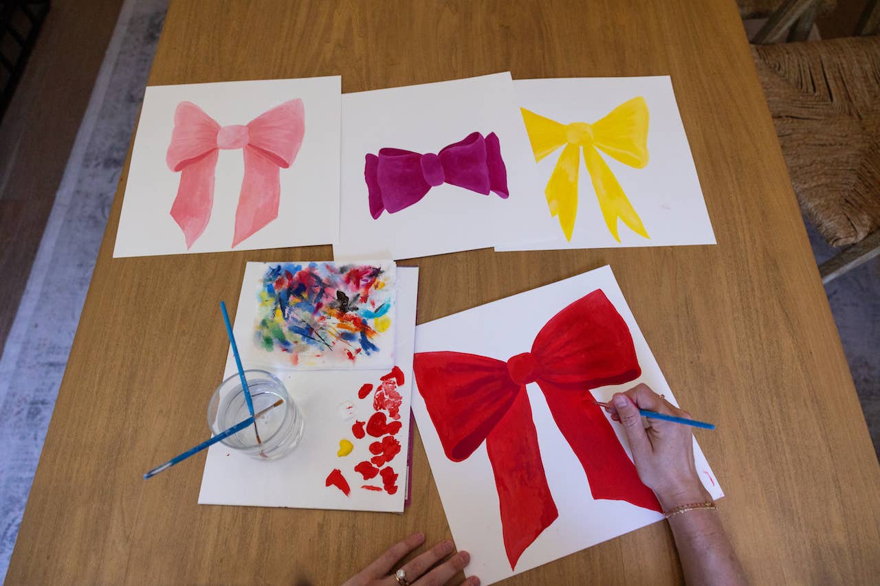 To/From Rainbow Bows Sticker Gift Tags - Gift Wrap by Carlyle Avenue