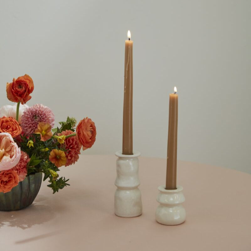 Lyam Ceramic Candleholder - Candle Holders by Carlyle Avenue