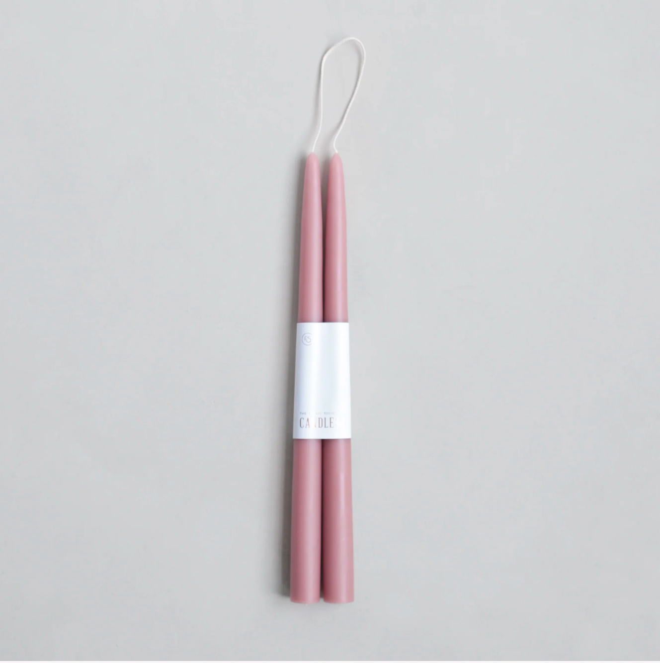 Pair of Taper Candles - Rose - Candles by Carlyle Avenue