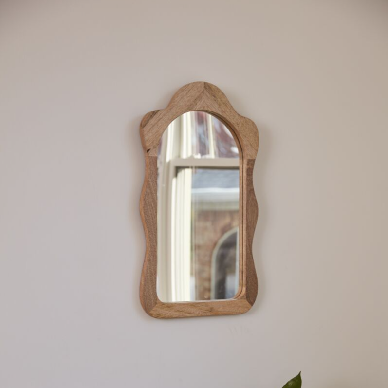 Small Scalloped Mirror - Wall Mirror by Carlyle Avenue