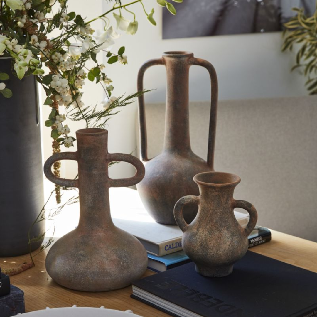 Aged Terracotta Vase - Vases by Carlyle Avenue
