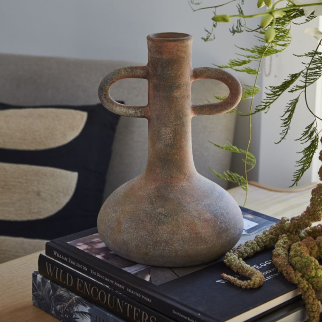 Aged Terracotta Vase - Vases by Carlyle Avenue
