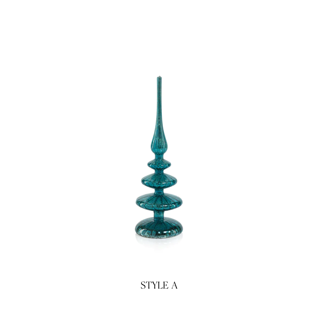 Decorative LED Finial - Blue - Christmas Decor by Carlyle Avenue