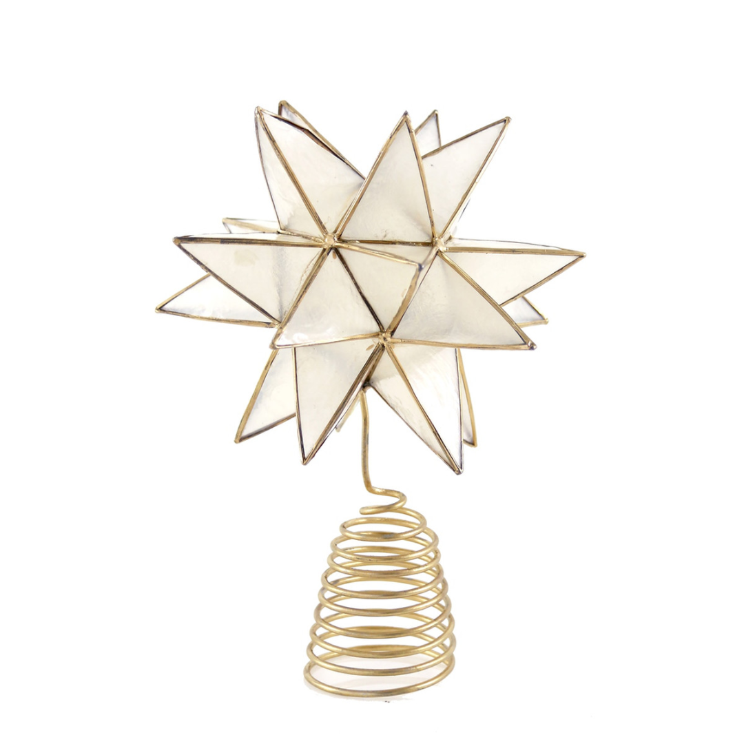 Faceted Star Tree Topper - Christmas Decor by Carlyle Avenue