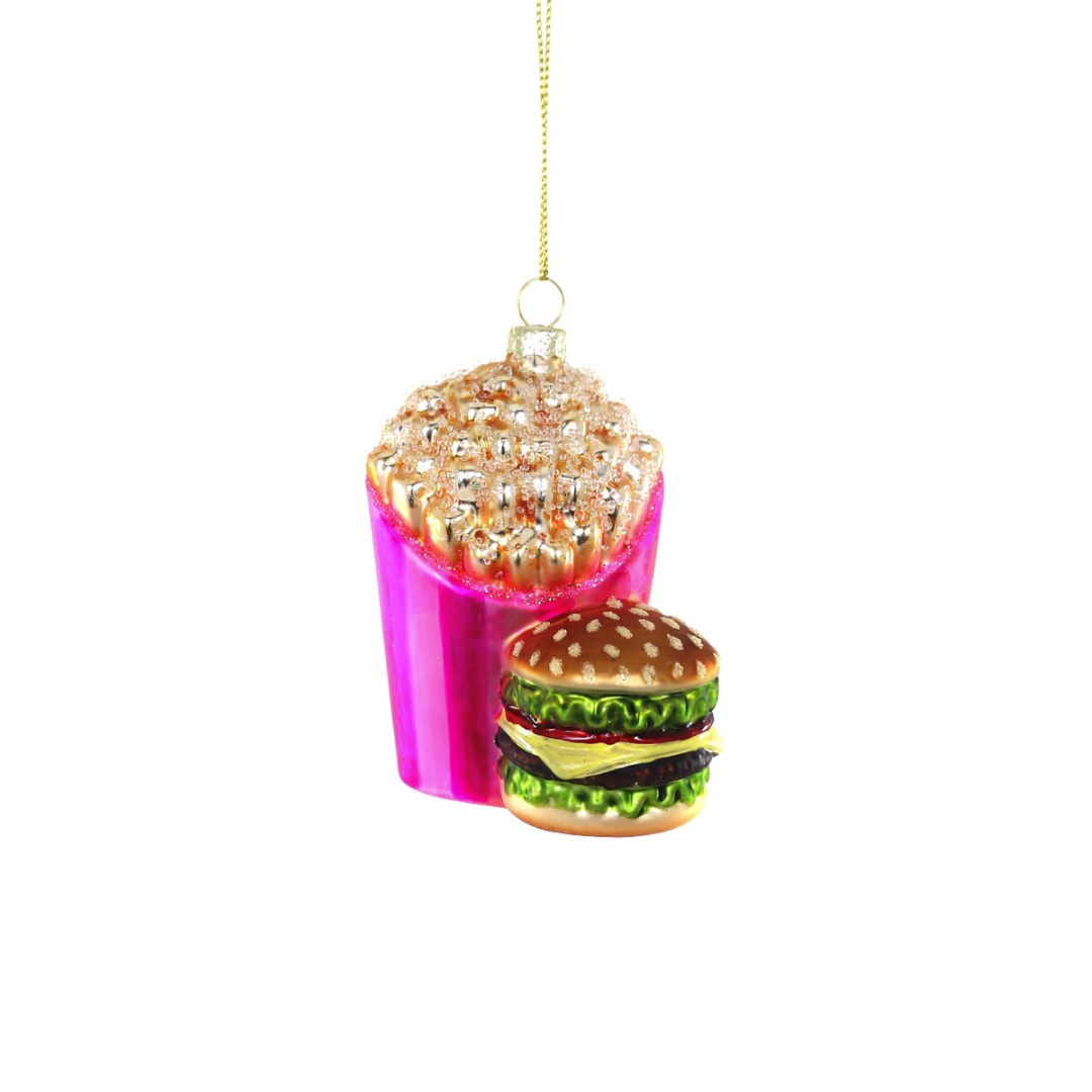 Burger & Fries Ornament - Ornaments by Carlyle Avenue