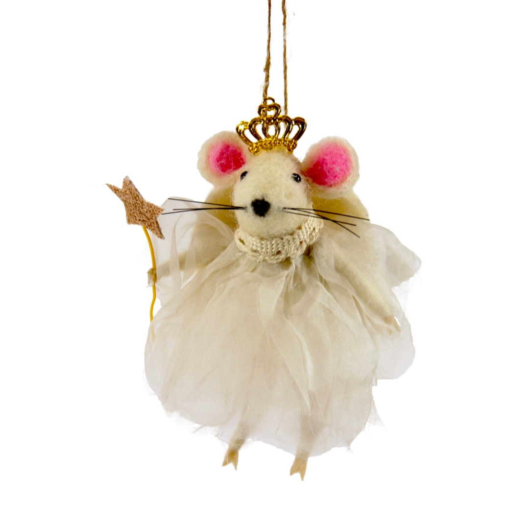 Angel Mouse Ornament - Ornaments by Carlyle Avenue