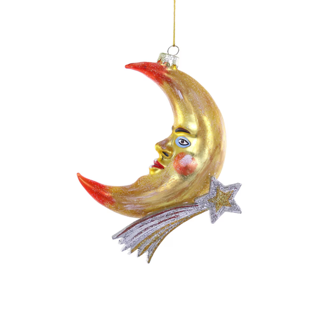 Moon Man Ornament - Holiday Ornaments by Carlyle Avenue