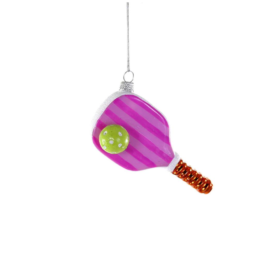 Pickleball Ornament - Pink - Holiday Ornaments by Carlyle Avenue