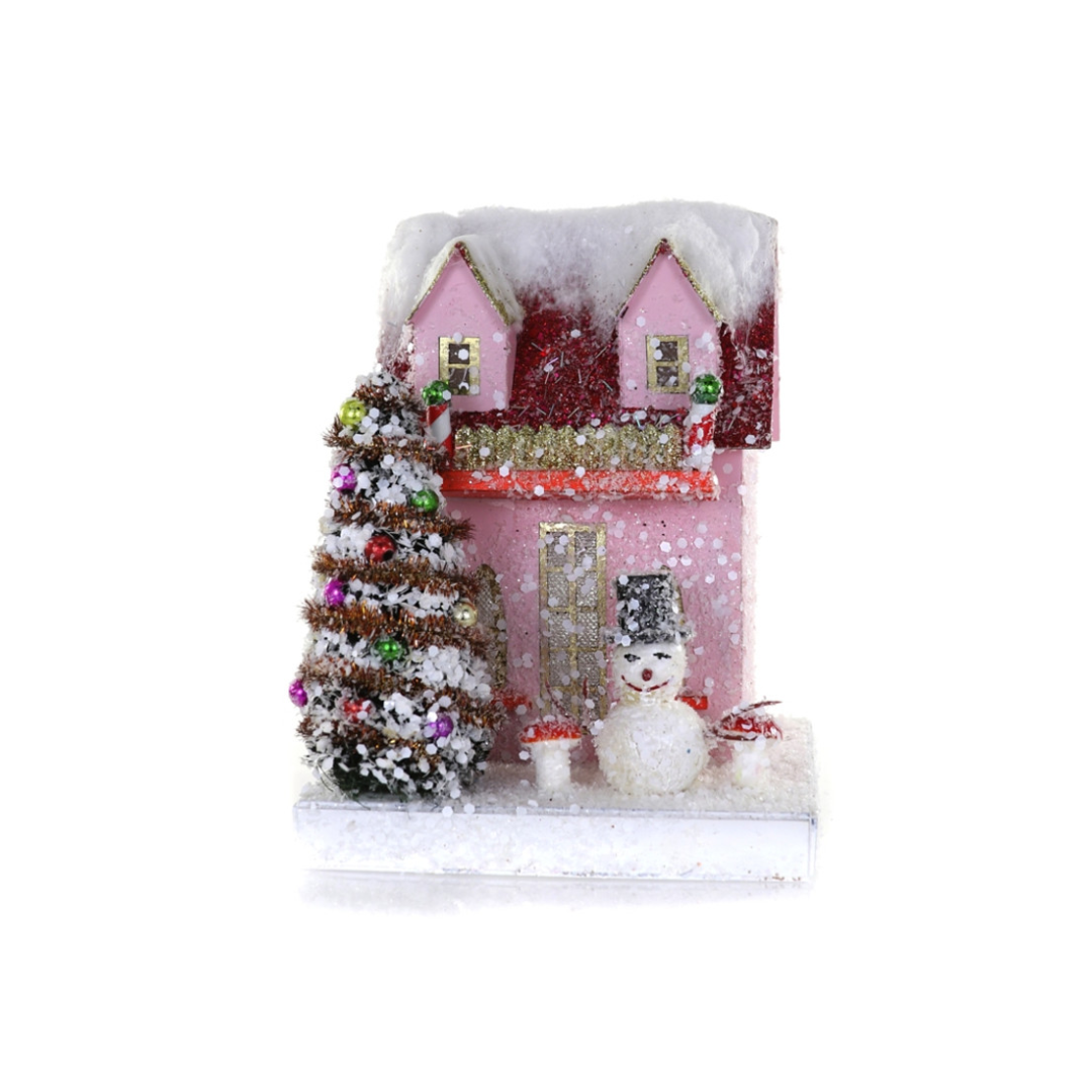 Snowman Cottage - Christmas Decor by Carlyle Avenue