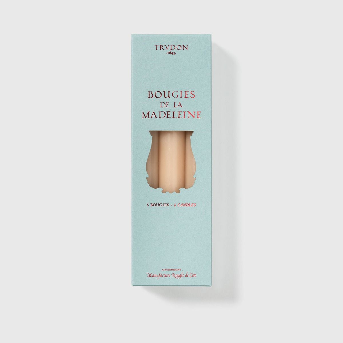 Madeleine Taper Candles - Stone