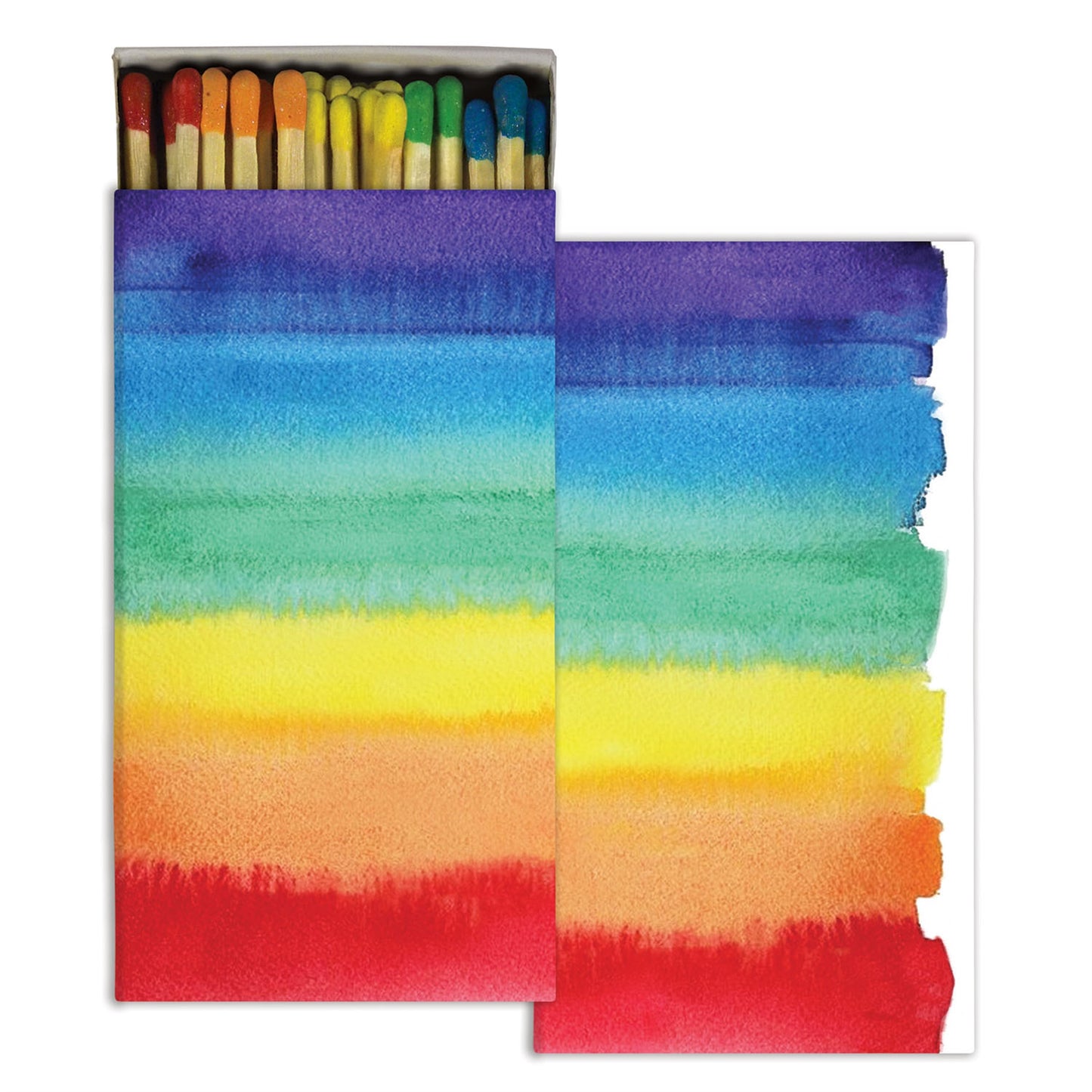 Matches - Watercolor Rainbow - Rainbow - Matches by Carlyle Avenue
