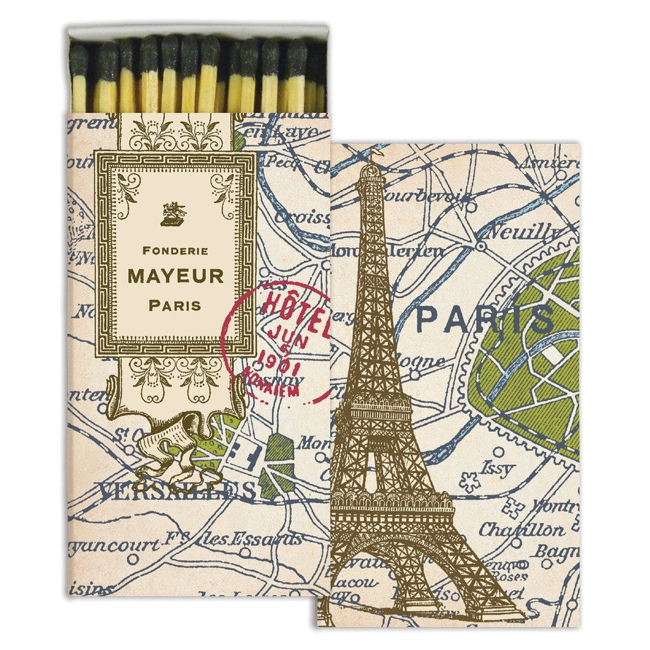 Matches - Map of Paris - Matches by Carlyle Avenue