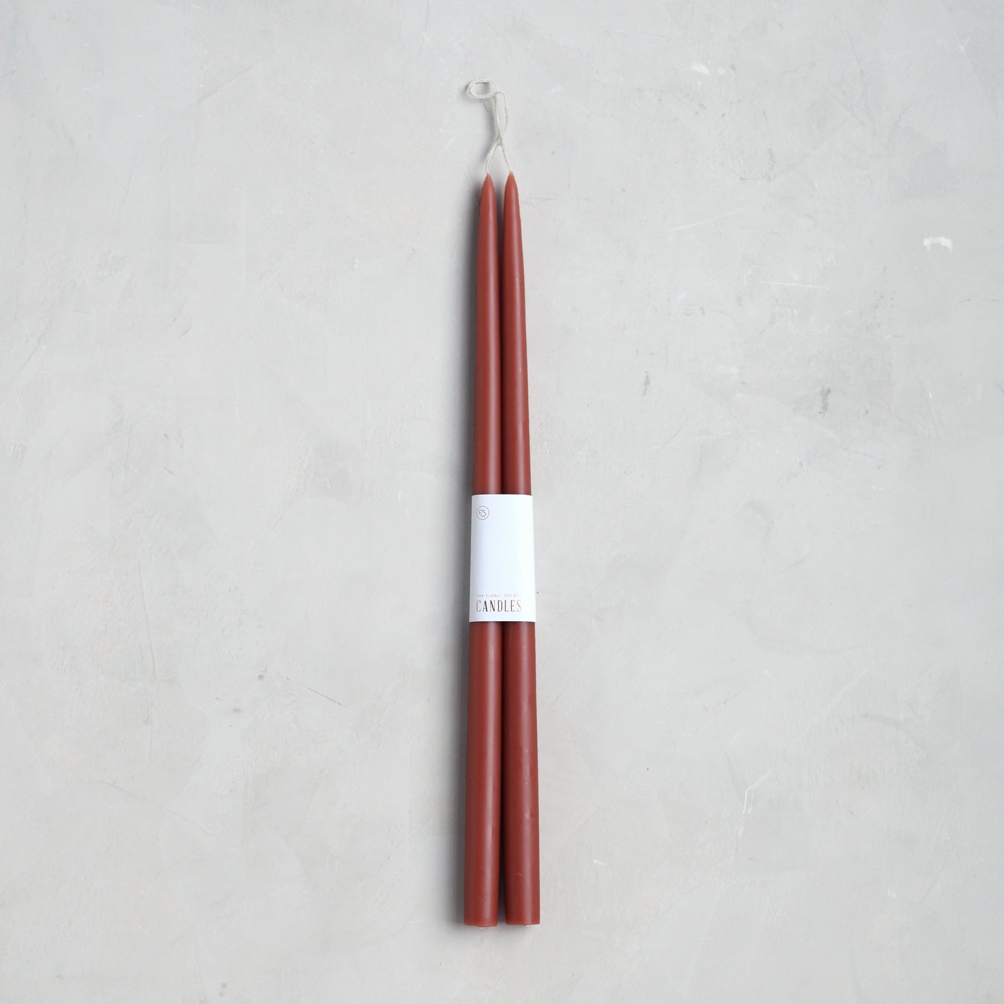 Pair of Taper Candles - Clay - Candles by Carlyle Avenue