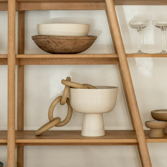 Ceramic Footed Bowl - Bowls by Carlyle Avenue