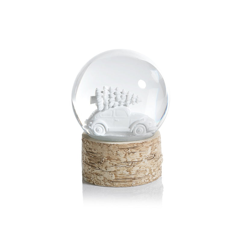 Snow Globe on Birch w/ Tree - Snow Globes by Carlyle Avenue