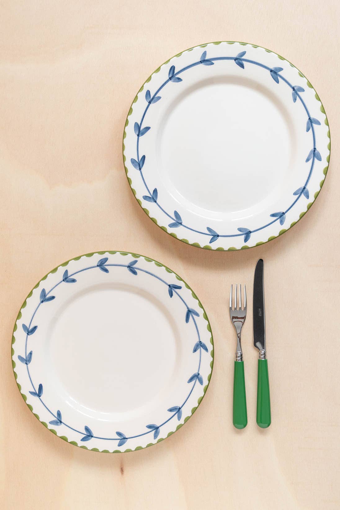Banana Hand-Painted Dinner Plate - by Carlyle Avenue