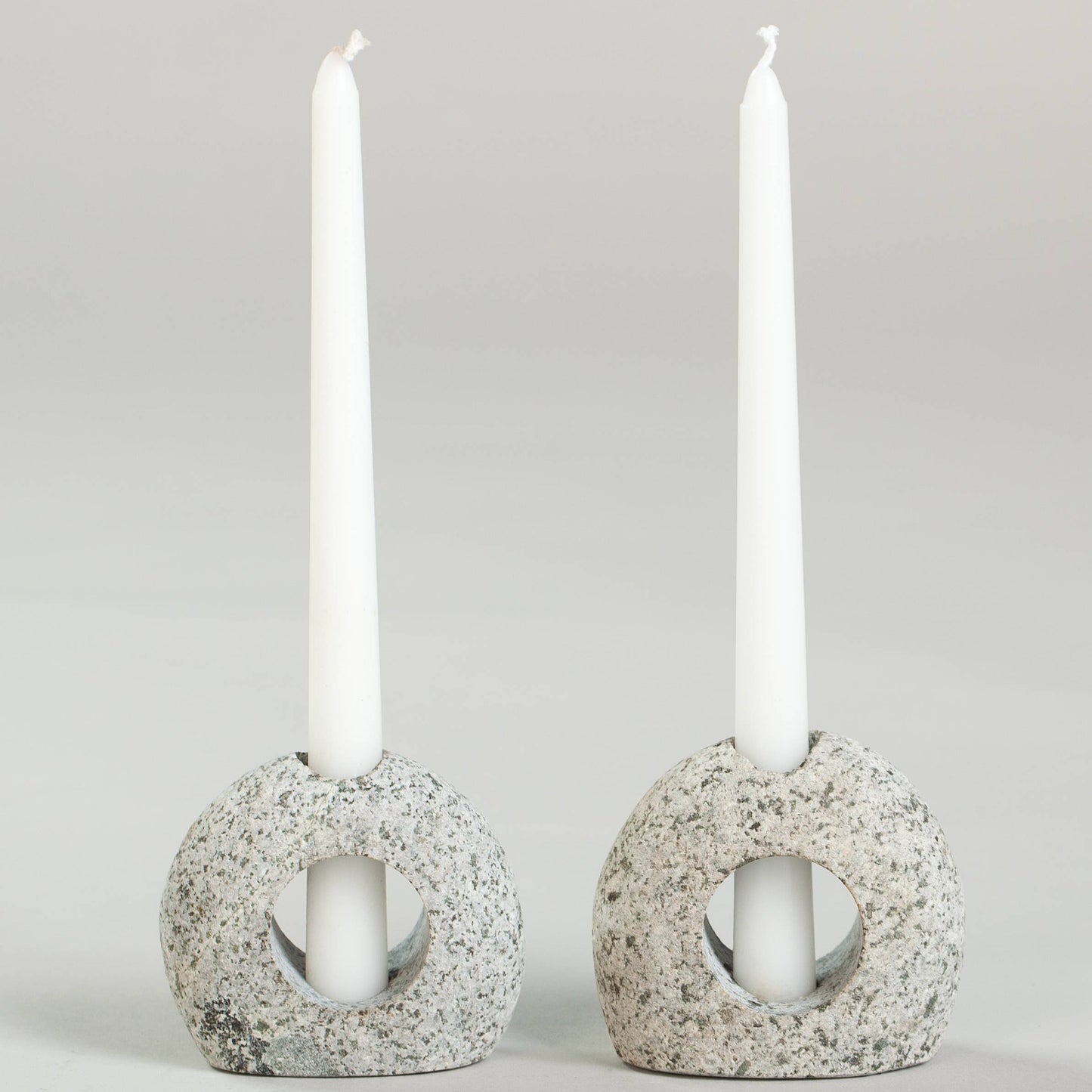 Silhouette Stone Candle Holder - Taper Holder by Carlyle Avenue