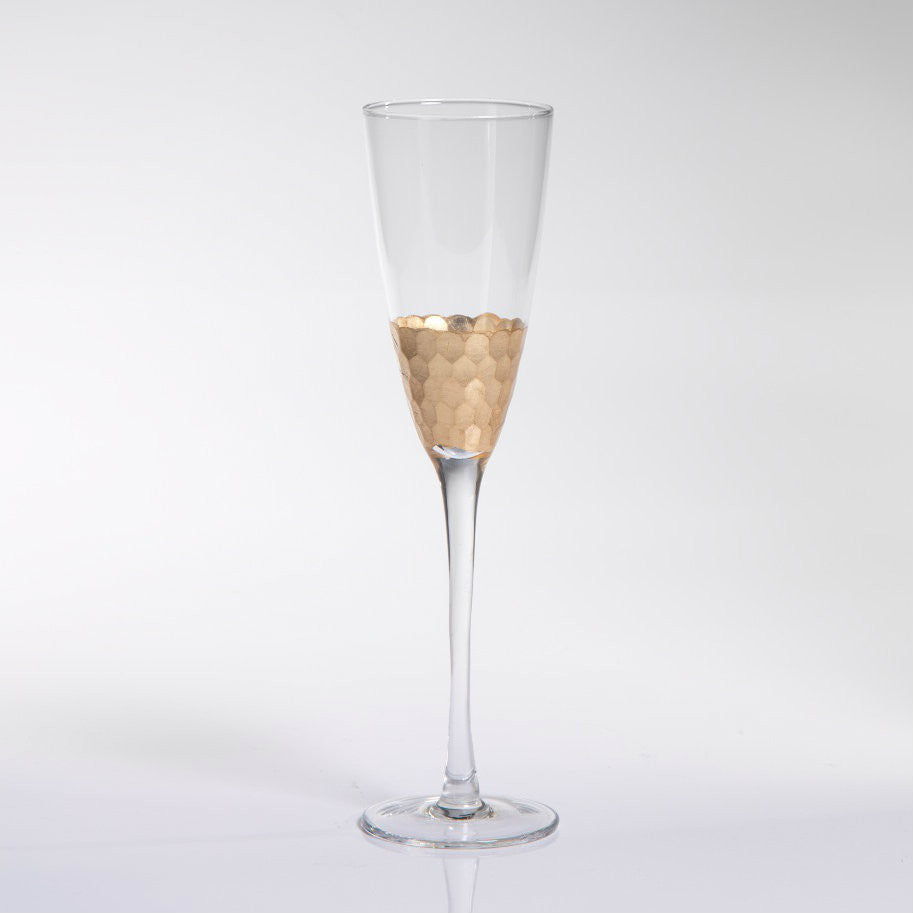 Gold Leaf Fez Stemware - Set of 4 - Stemware by Carlyle Avenue