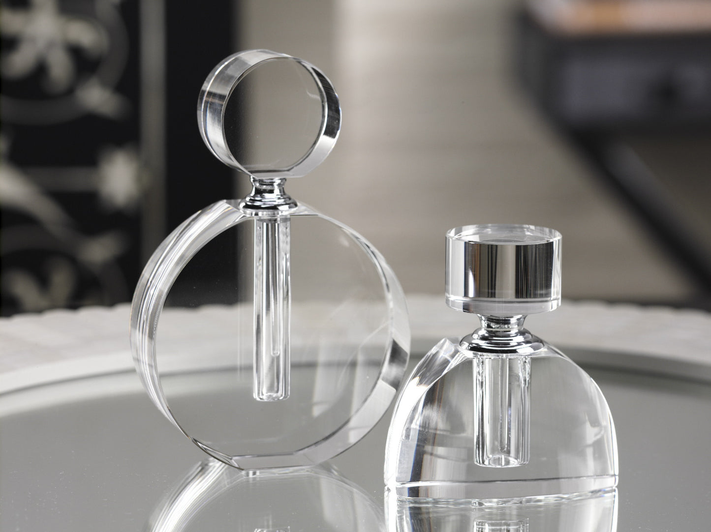 Modern Morocco Glass Perfume Bottles - Decorative Accessories by Carlyle Avenue
