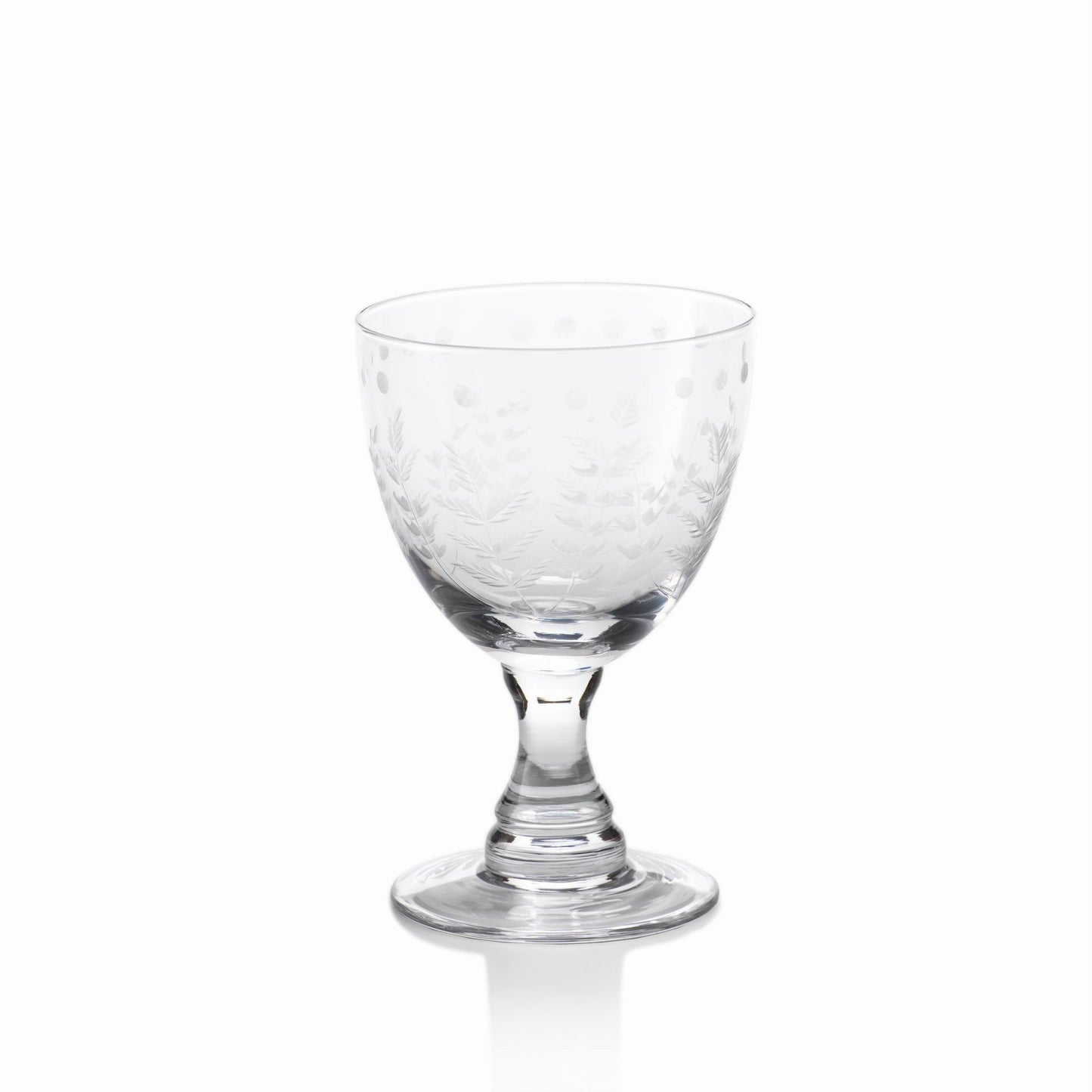 Spring Leaves Glassware - Set of 4 - Drinkware by Carlyle Avenue