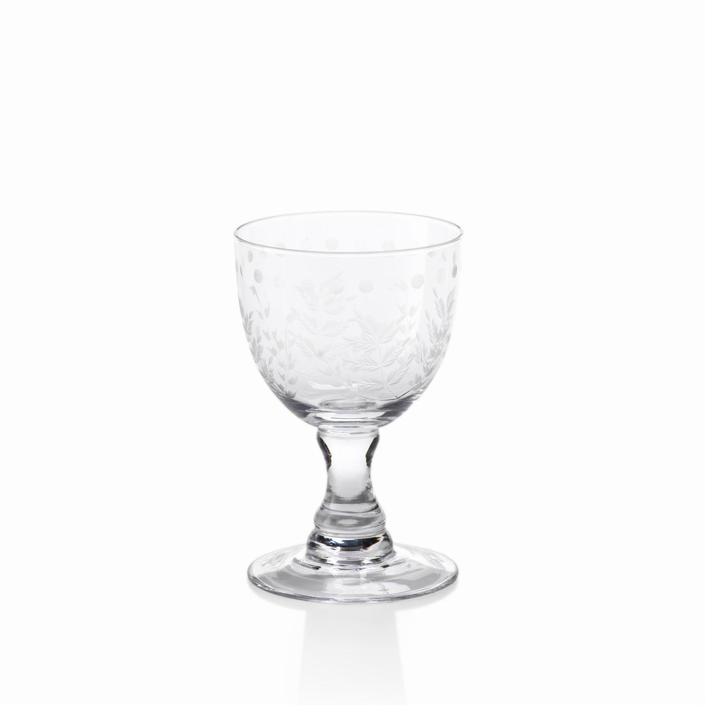 Spring Leaves Glassware - Set of 4 - Drinkware by Carlyle Avenue