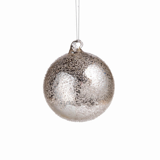 Antique Silver Round Ornaments - Ornaments by Carlyle Avenue