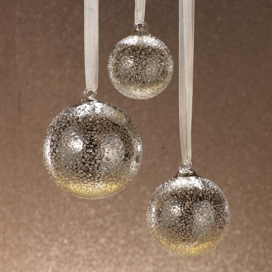 Antique Silver Round Ornaments - Ornaments by Carlyle Avenue