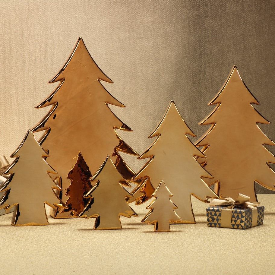 Teton Gold Ceramic Tree - Christmas Trees by Carlyle Avenue