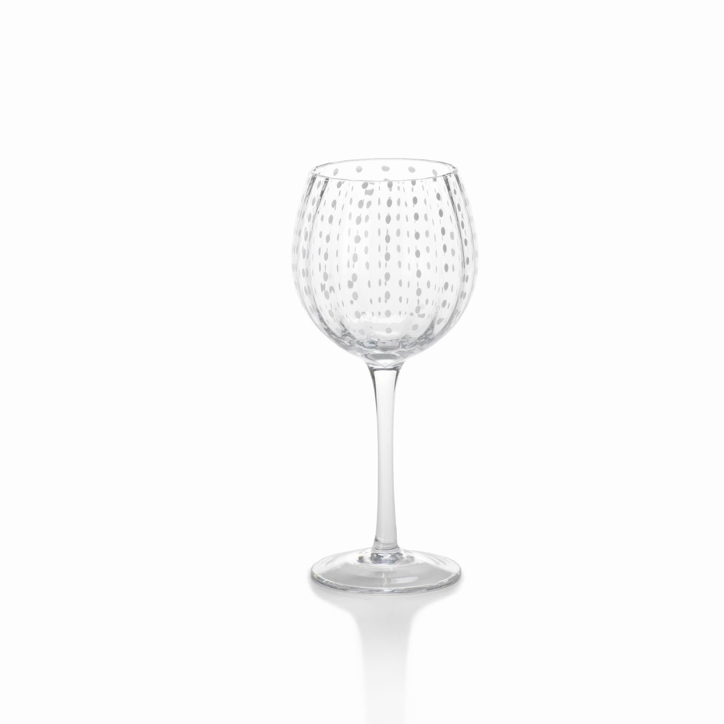 White Dot Glassware - Set of 6 - Drinkware by Carlyle Avenue