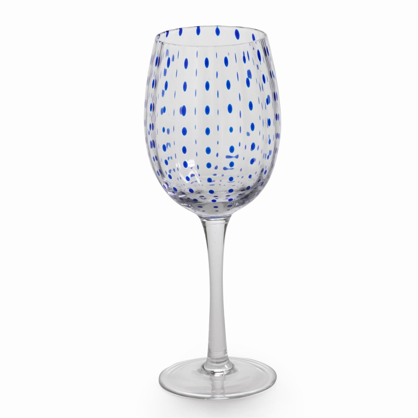 Blue Dot Glassware - Set of 6 - Drinkware by Carlyle Avenue