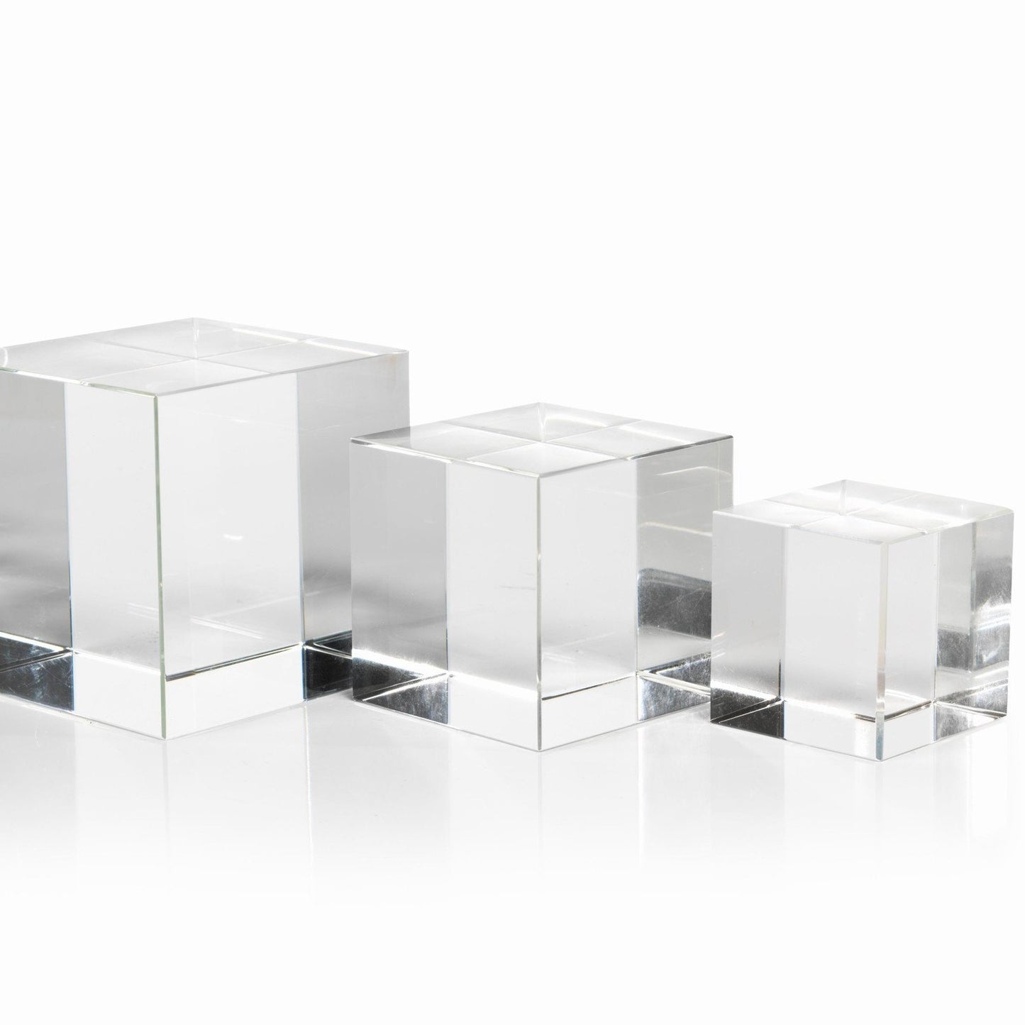 Crystal Glass Cube - Decorative Accessories by Carlyle Avenue