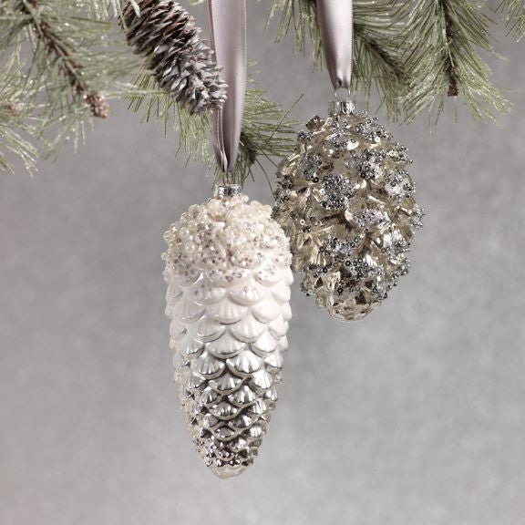 Pine Cone Ornaments - Set of 6 - Ornaments by Carlyle Avenue
