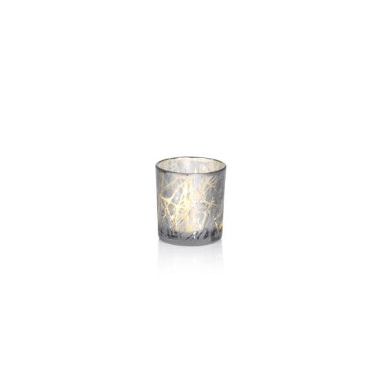 Silver Plated Branch Design LED Glass - Christmas Decor by Carlyle Avenue