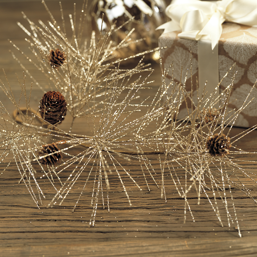 Champagne Spruce and Pinecone Pick - Seasonal & Holiday Decorations by Carlyle Avenue