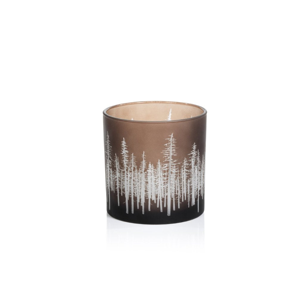 Birch Etched LED Hurricane - Hurricane by Carlyle Avenue