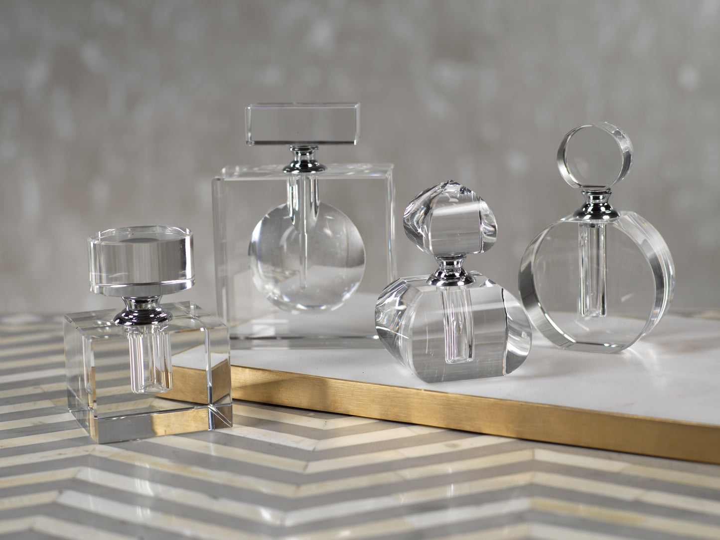 Mini Modern Morocco Perfume Bottles - Decorative Accessories by Carlyle Avenue