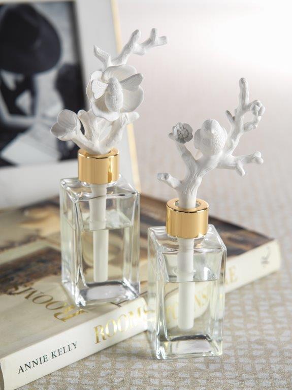 Veranda Porcelain Diffuser - French Gardenia - Diffusers by Carlyle Avenue
