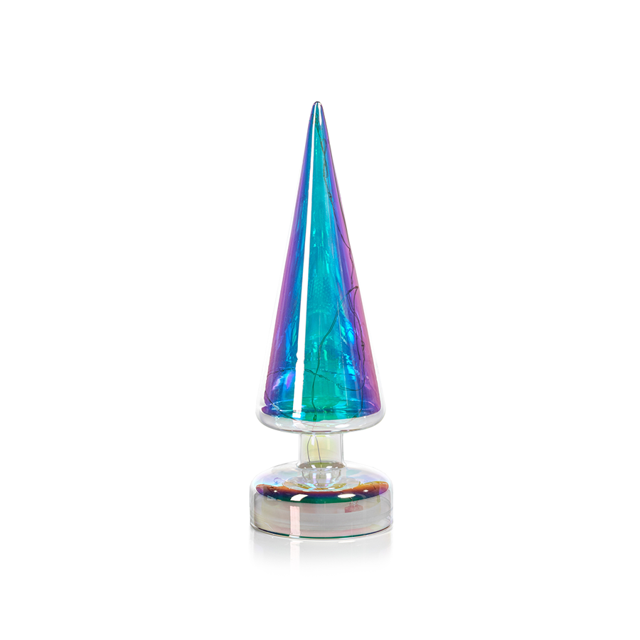 LED Luster Tree - Silver Rainbow - Christmas Trees by Carlyle Avenue